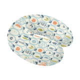 apples leaves pattern U-Shaped Travel Neck Pillow