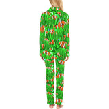 Clown Fish Pattern Print Design 01 Women's Long Pajama Set