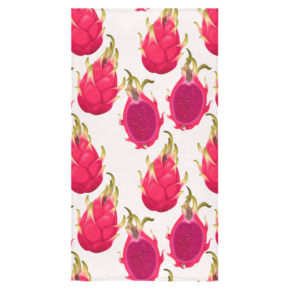 dragon fruits design pattern Bath Towel