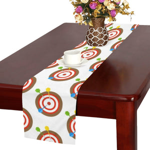 Darts Pattern Print Design 04 Table Runner