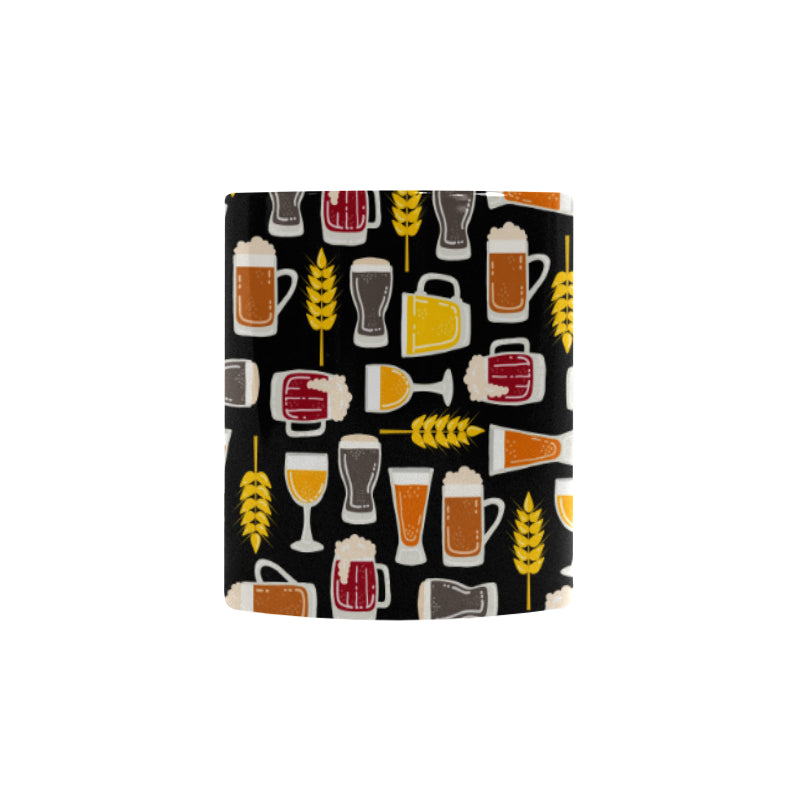 Beer type pattern Morphing Mug Heat Changing Mug