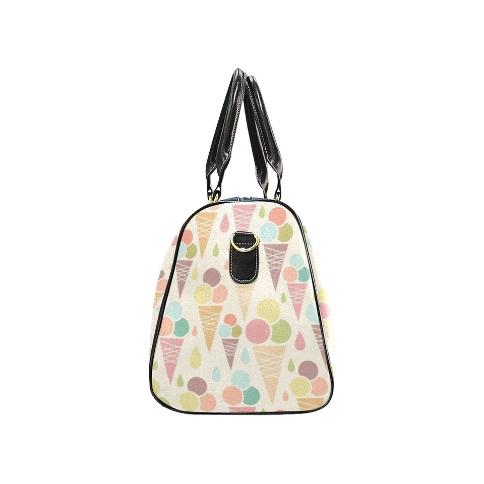 Ice cream cone pattern Travel Bag