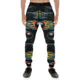 Bowling balls flame pattern Unisex Casual Sweatpants