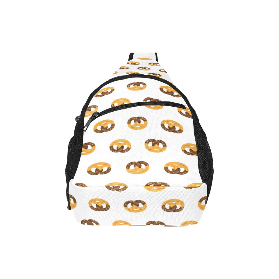 Pretzels Pattern Print Design 02 All Over Print Chest Bag
