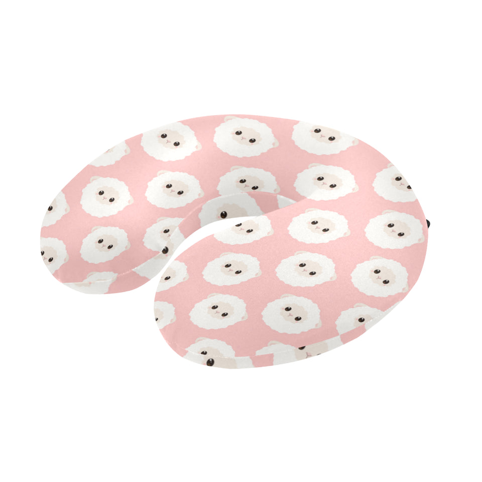 Cute sheep pattern U-Shaped Travel Neck Pillow