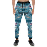Whale design pattern Unisex Casual Sweatpants