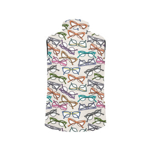 Sun Glasses Pattern Print Design 01 Men's Padded Vest