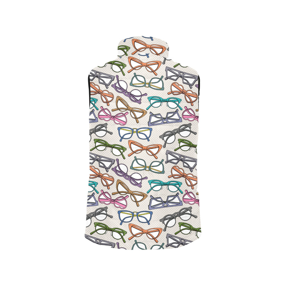 Sun Glasses Pattern Print Design 01 Men's Padded Vest