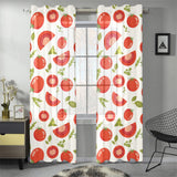 Tomato pattern Gauze Curtain