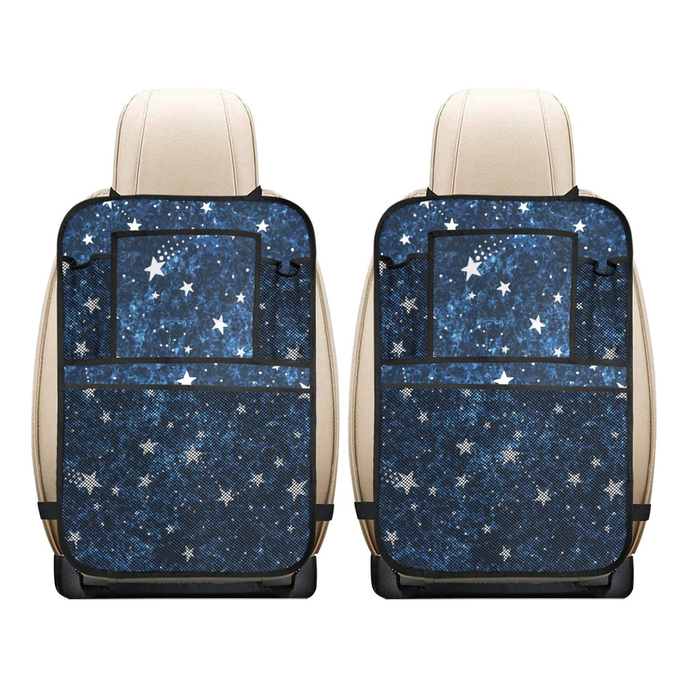 Night sky star pattern Car Seat Back Organizer
