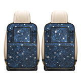Night sky star pattern Car Seat Back Organizer