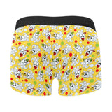 Yorkshire Terrier Pattern Print Design 05 Men's All Over Print Boxer Briefs Men's Underwear