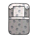 cute raccoons leaves pattern Car Seat Back Organizer