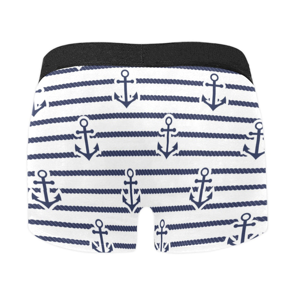Anchor rope nautical  pattern Men's All Over Print Boxer Briefs Men's Underwear