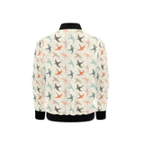 Swallow Pattern Print Design 02 Kids' Boys' Girls' Bomber Jacket