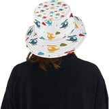 Colorful helicopter pattern Unisex Bucket Hat