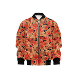 Fire flame pattern Kids' Boys' Girls' Bomber Jacket