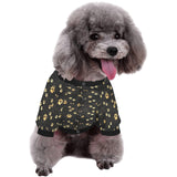 Dog Paws Pattern Print Design 05 All Over Print Pet Dog Round Neck Fuzzy Shirt