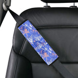 white bengal tigers pattern Car Seat Belt Cover
