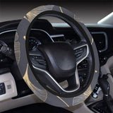 Gold ginkgo leaves Car Steering Wheel Cover