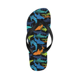 Colorful shark Unisex Flip Flops