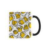 Beer design pattern Morphing Mug Heat Changing Mug