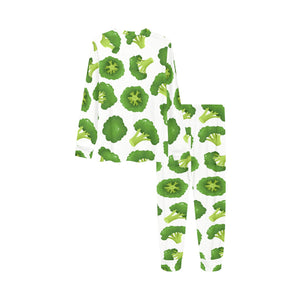 Cute broccoli pattern Kids' Boys' Girls' All Over Print Pajama Set