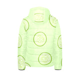 Cucumber pattern Kids' Boys' Girls' Padded Hooded Jacket