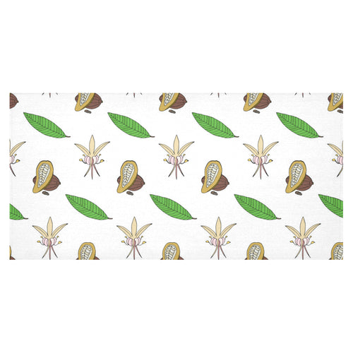 Color hand drawn cacao pattern Tablecloth