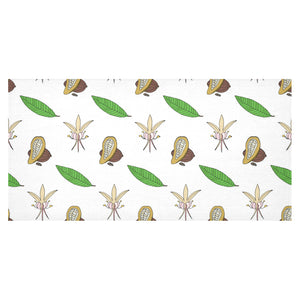 Color hand drawn cacao pattern Tablecloth