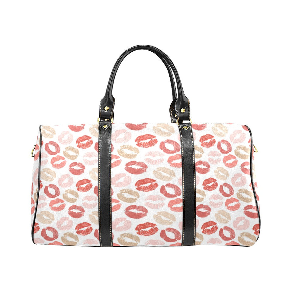 Lips Pattern Print Design 04 Travel Bag