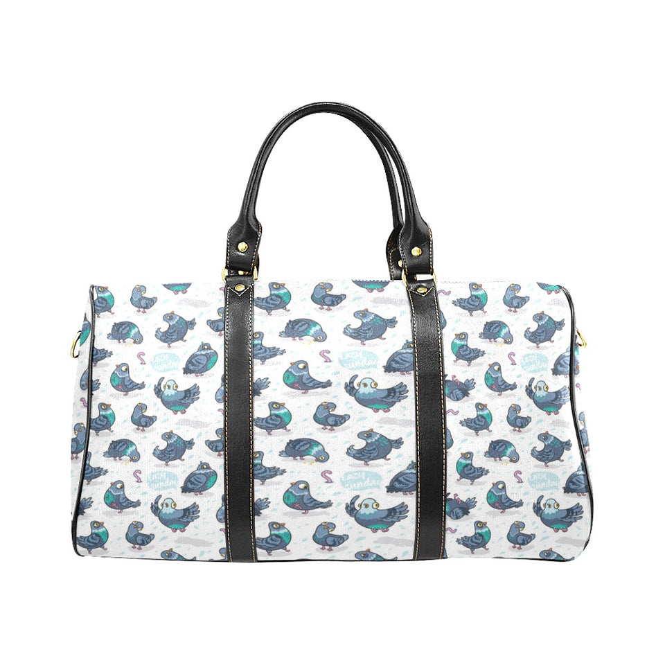 Pigeon Pattern Print Design 02 Travel Bag