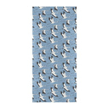 Seagull Pattern Print Design 04 Beach Towel