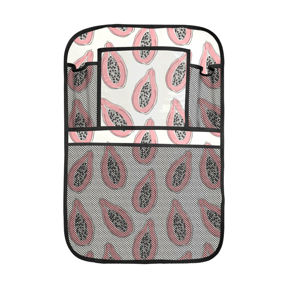 papaya pattern Car Seat Back Organizer