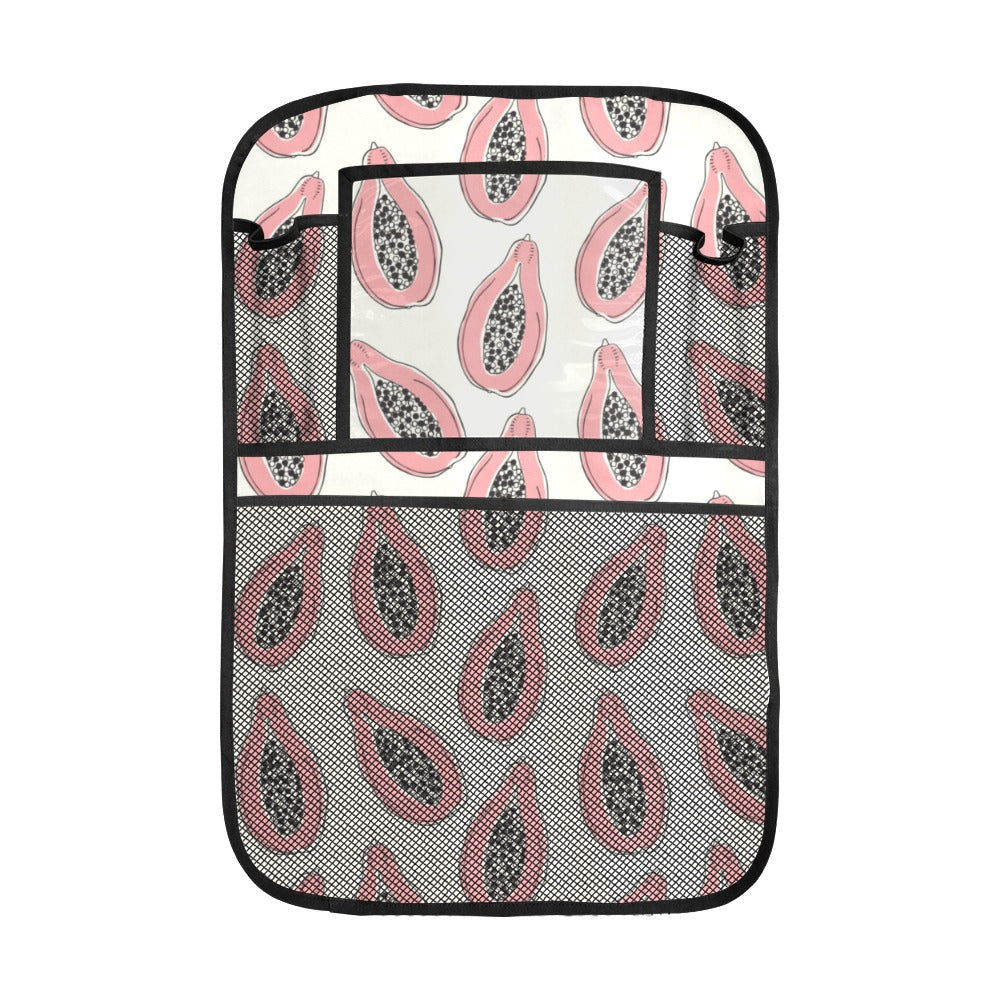 papaya pattern Car Seat Back Organizer