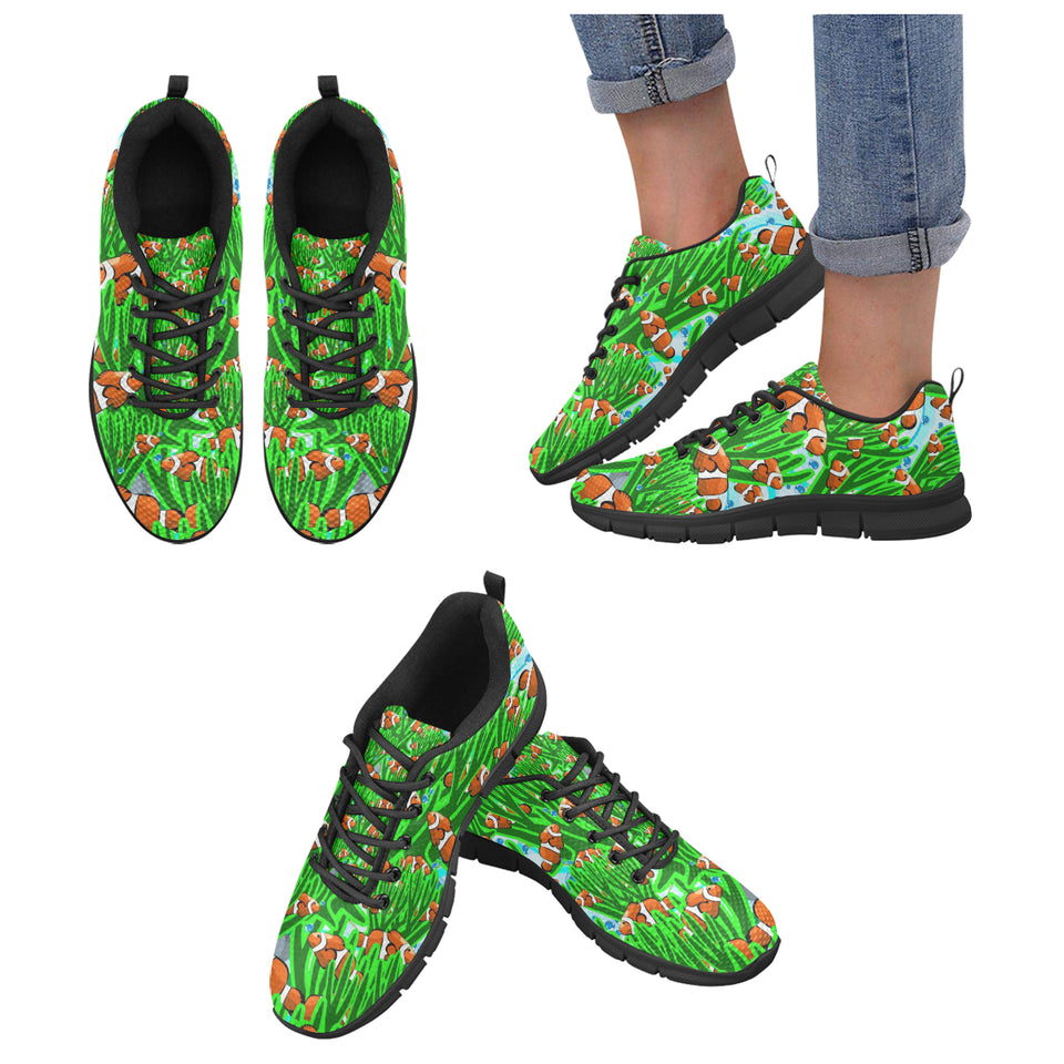 Clown Fish Pattern Print Design 01 Women's Sneaker Shoes