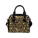 Beer type pattern Shoulder Handbag