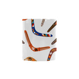 Boomerang Australian aboriginal ornament pattern Morphing Mug Heat Changing Mug