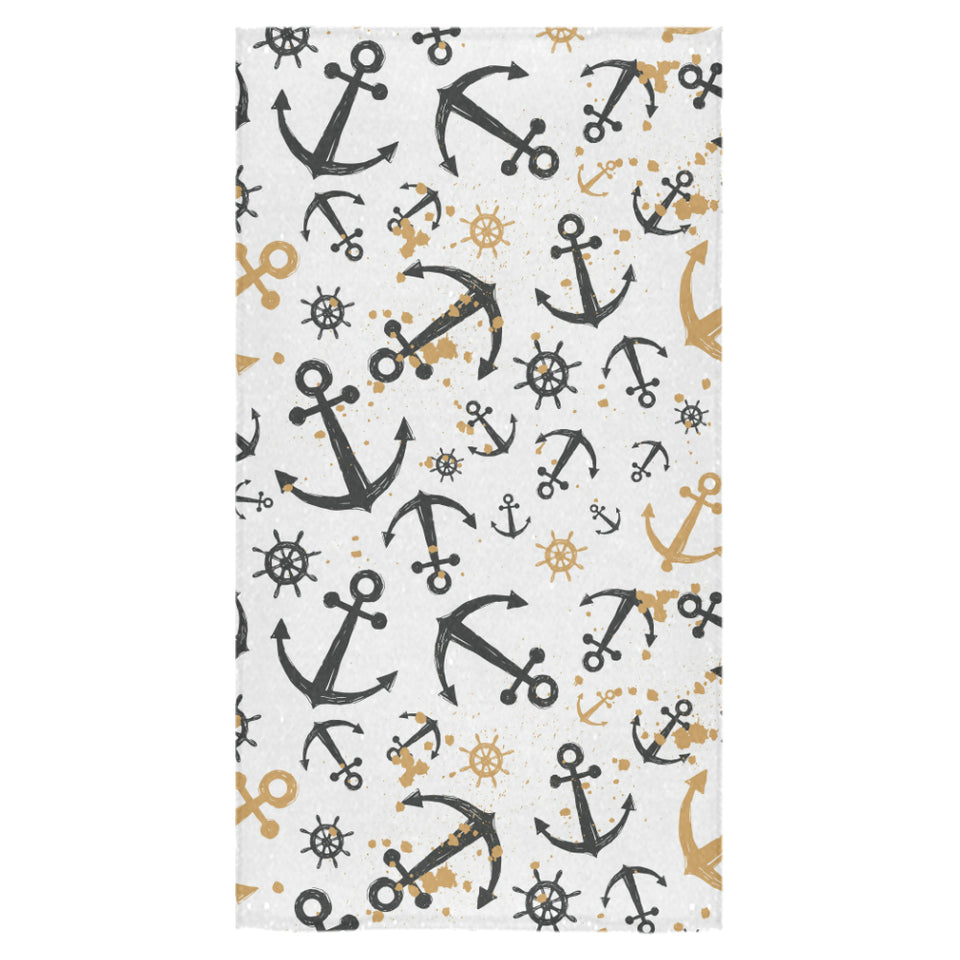 Anchors Rudders pattern Bath Towel