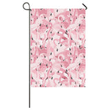 Pink flamingos pattern background House Flag Garden Flag