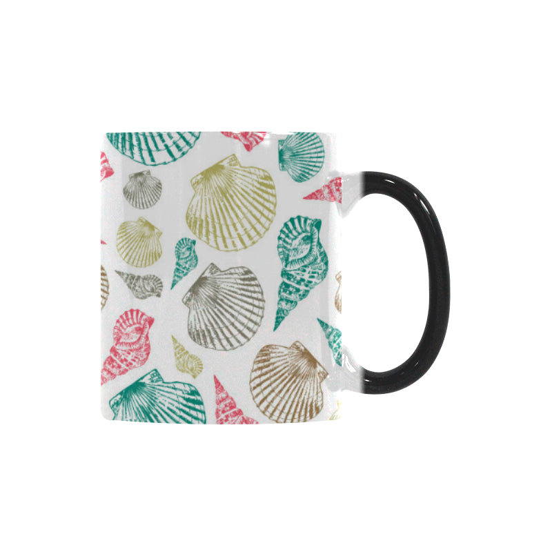 Colorful shell pattern Morphing Mug Heat Changing Mug
