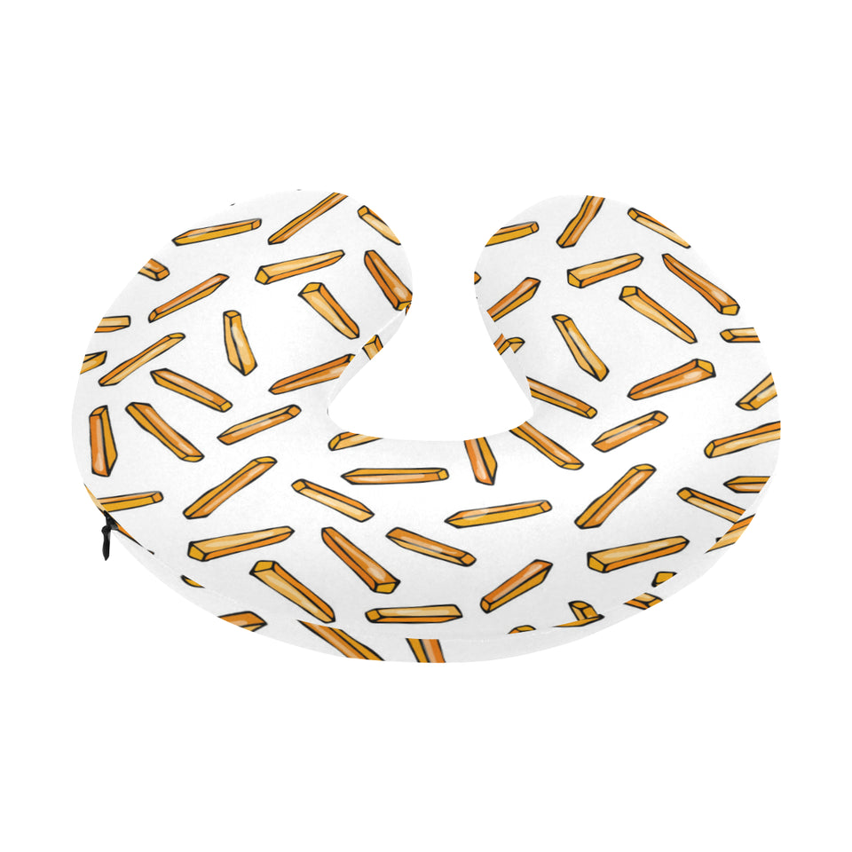 French fries potato pattern U-Shaped Travel Neck Pillow