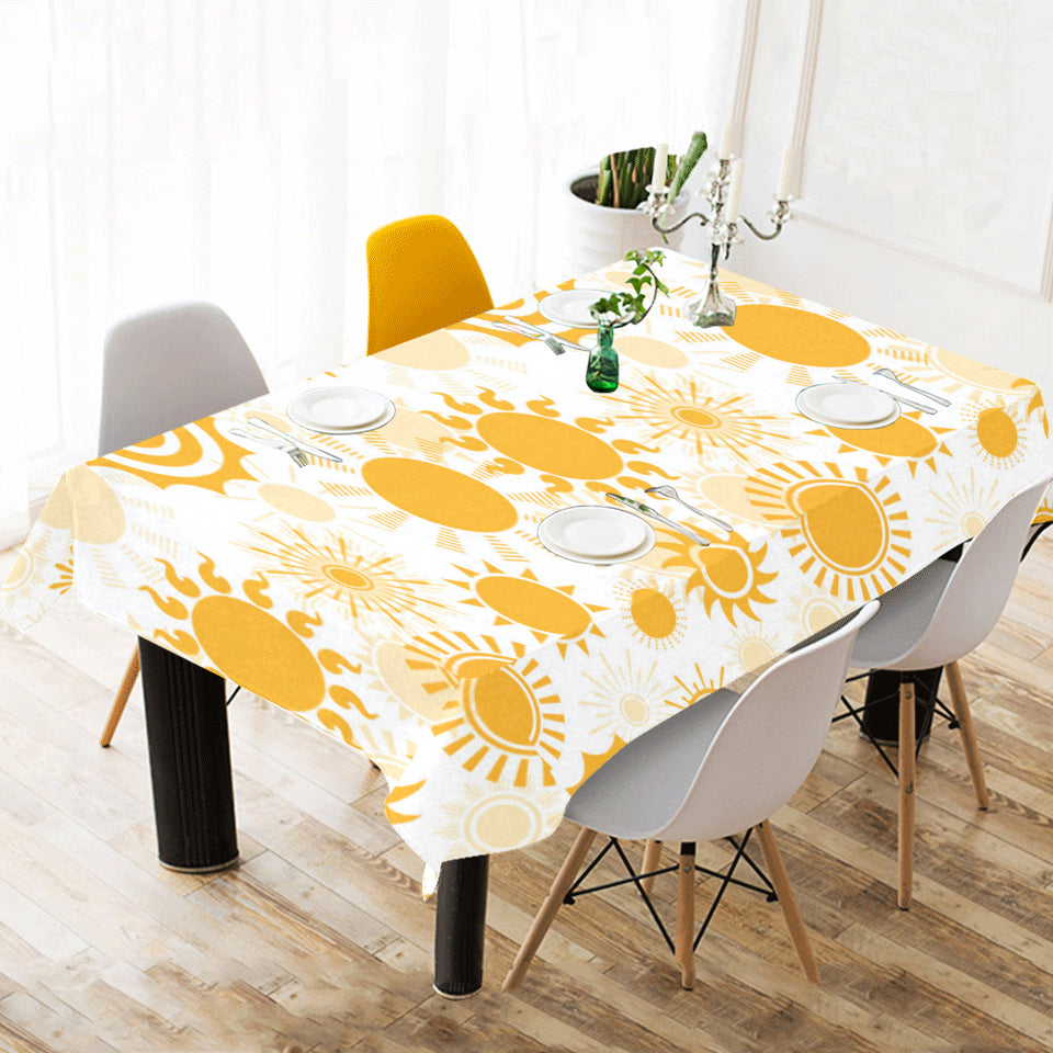 Sun design pattern Tablecloth