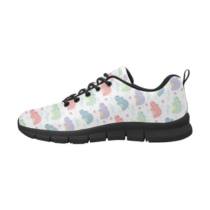 Hippopotamus Pattern Print Design 03 Women's Sneaker Shoes