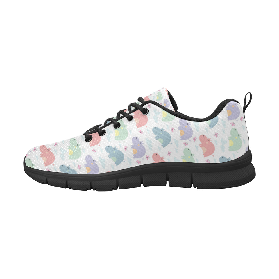 Hippopotamus Pattern Print Design 03 Women's Sneaker Shoes