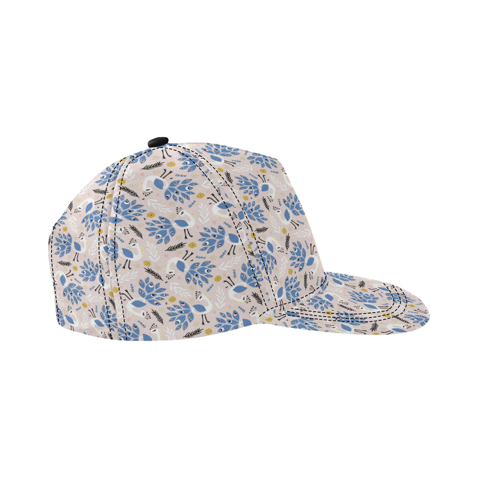 Cute peacock pattern All Over Print Snapback Cap