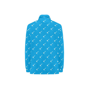 Darts Pattern Print Design 05 Women's Long Sleeve Polo Shirt