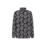 Dice Pattern Print Design 01 Women's Long Sleeve Polo Shirt