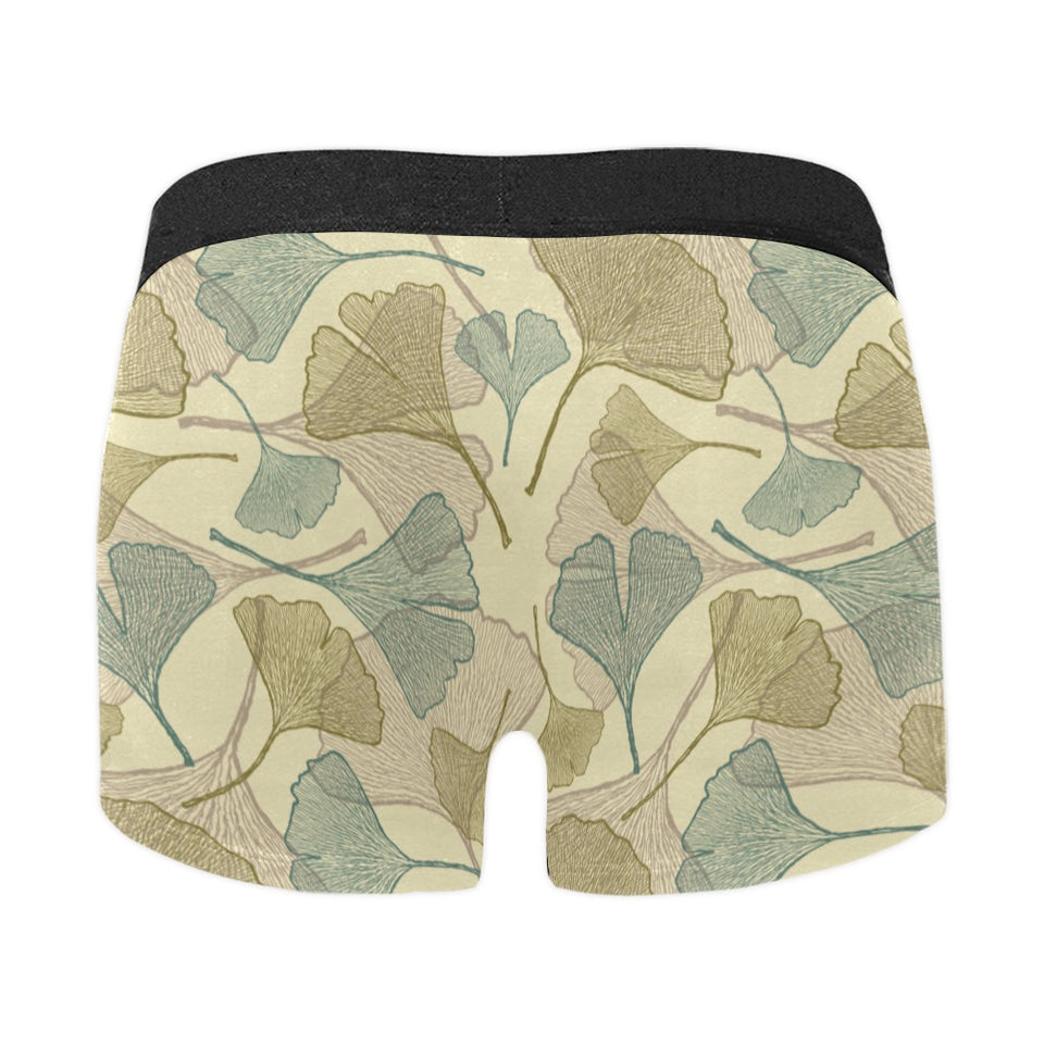 Ginkgo leaves design pattern Men's All Over Print Boxer Briefs Men's Underwear