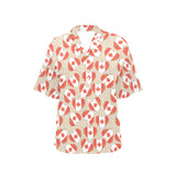 Canada Pattern Print Design 01 Women's All Over Print Hawaiian Shirt